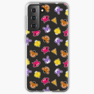 FNAF // Freddy's Faces Pattern Cute Kawaii Chibi for kids Samsung Galaxy Soft Case RB1602 product Offical Five Nights At Freddy Merch