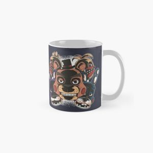 cool 5 Freddys and freddies at nights Classic Mug RB1602 product Offical Five Nights At Freddy Merch