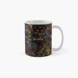 Nightmare Freddy/Nightmare Bonnie/Nightmare Chica/Nightmare Foxy Classic Mug RB1602 product Offical Five Nights At Freddy Merch