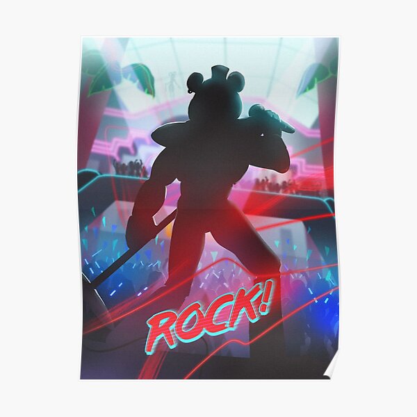 Glamrock Freddy Promo Poster RB1602 product Offical Five Nights At Freddy Merch