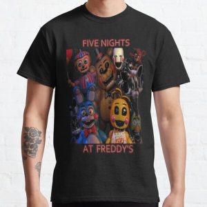 FNAF 2 animatronics Classic T-Shirt RB1602 product Offical Five Nights At Freddy Merch