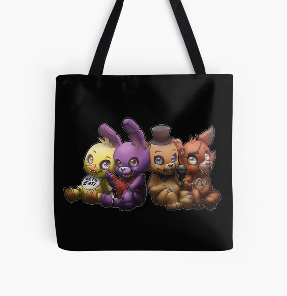 Five nights at freddy's cute All Over Print Tote Bag RB1602 product Offical Five Nights At Freddy Merch