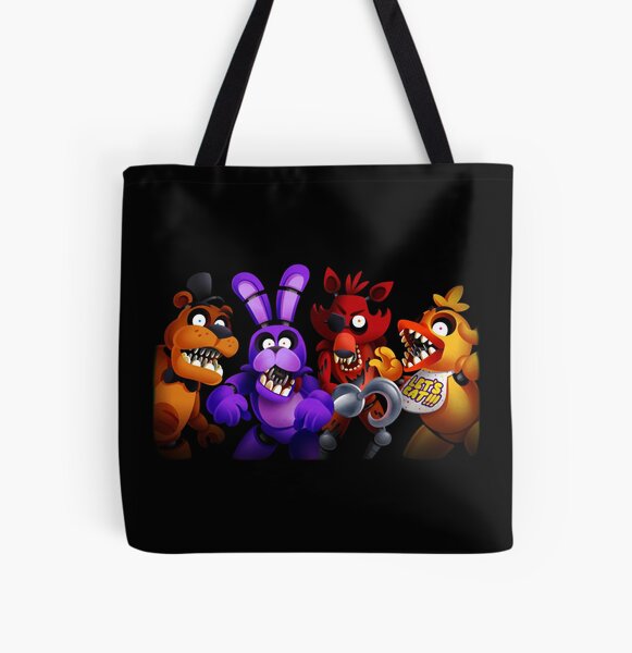 WELCOME TO FREDDY'S All Over Print Tote Bag RB1602 product Offical Five Nights At Freddy Merch
