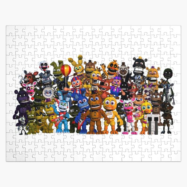 Five Nights at Freddy's all Jigsaw Puzzle RB1602 product Offical Five Nights At Freddy Merch
