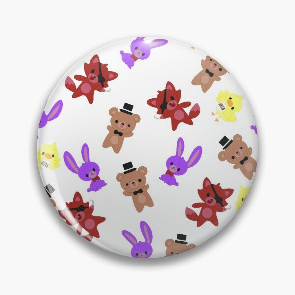 Cute Fnaf Pattern Pin RB1602 product Offical Five Nights At Freddy Merch