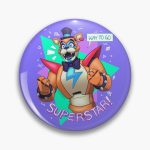 WAY TO GO SUPERSTAR!! :D - Glamrock Freddy Pin RB1602 product Offical Five Nights At Freddy Merch