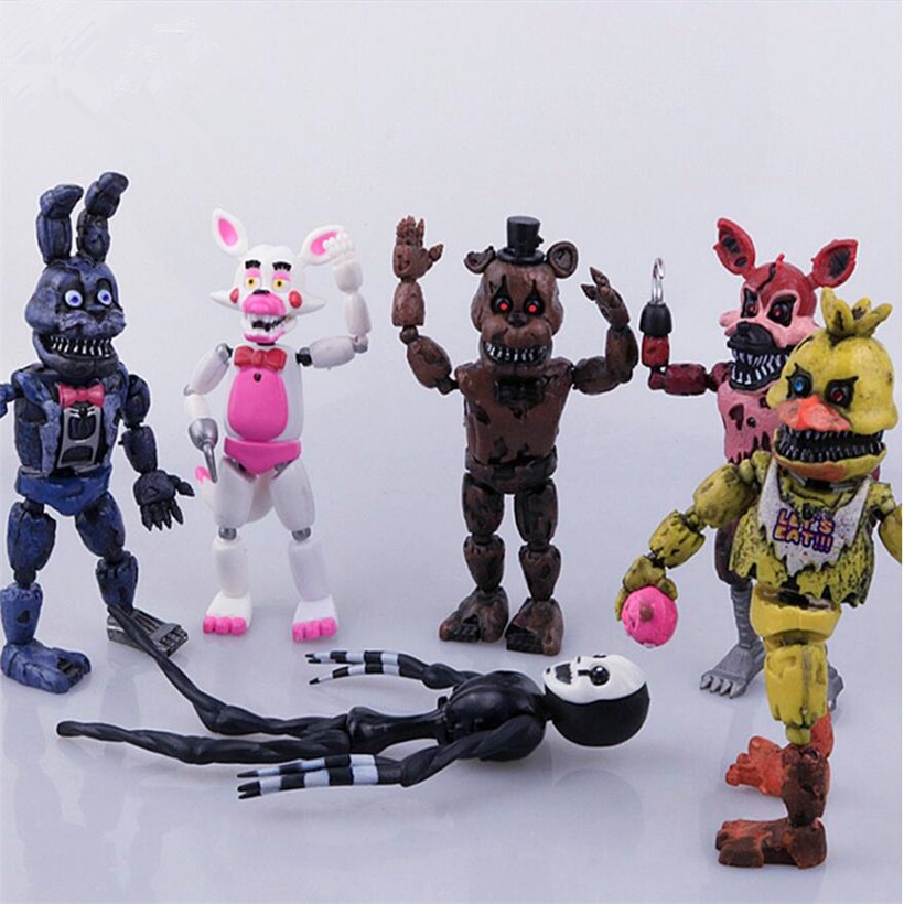 Five Night At Freddy Anime Figure Fnaf Bear Action Figure Pvc Model Freddy Toys For Children 3 - Five Nights at Freddy's Store